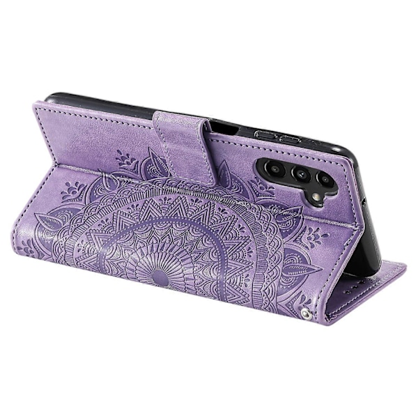 Til Samsung Galaxy A16 5G/A16 4G Etui Præget Totem PU Læder Wallet Stand Telefon Cover Multicolor Style A