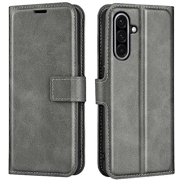 Ställfodral för Samsung Galaxy A36 5G, reptåligt mobilskal i kalvtexturerat läder Multicolor Style D