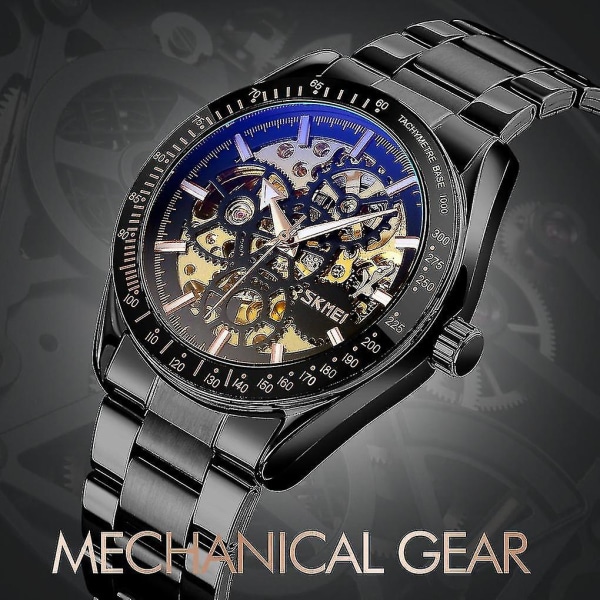 Skmei 9194 Herr Automatisk Mekanisk Watch Guld