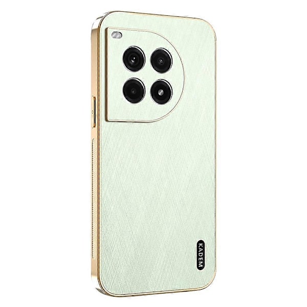 KADEM Skal för OnePlus Ace 3 Pro 5G Elektropläterad Silkesstruktur PU+TPU Mobilskal Multicolor Green