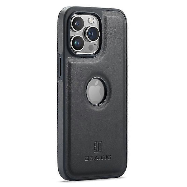 Skal för iPhone 15 Plus med logovy, baksida i PU-läder+PC+TPU Multicolor Style E