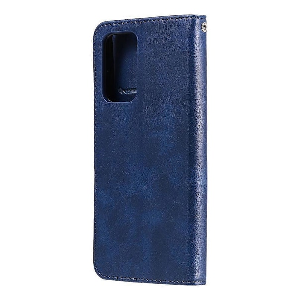 Plånboksfodral med dragkedja, läderställ och smartphone-skal för Samsung Galaxy A52 4G/5G/A52s 5G Multicolor Style C