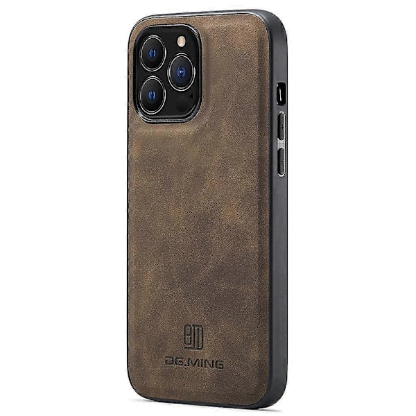 Skal för iPhone 15 Pro Max PC+TPU+PU Läderöverdrag Multicolor Style B