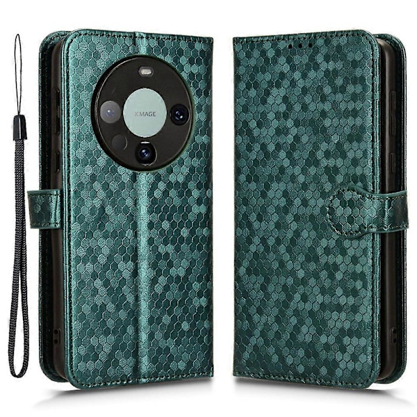 Til Huawei Mate 60 Etui PU Læder Støtteben Imprægneret Tegnebog Mobiltelefon Cover Multicolor Style A