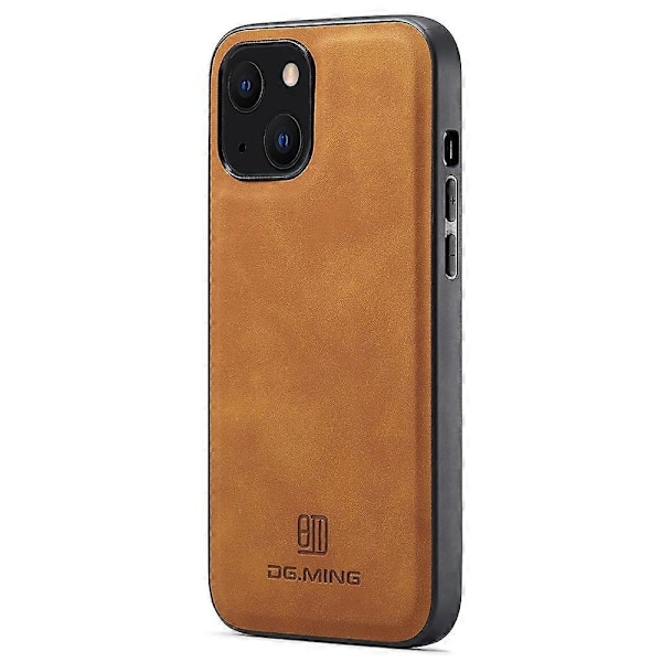 iPhone 14 -kotelo PC+TPU+PU-nahkapäällysteinen takakuori Multicolor Style E