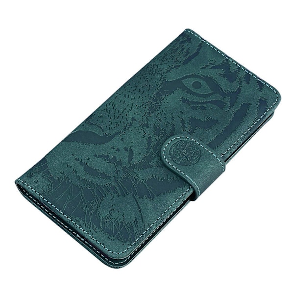 Til Samsung Galaxy A06 Etui Tiger Prægning Læder Wallet Telefon Cover Multicolor Style A