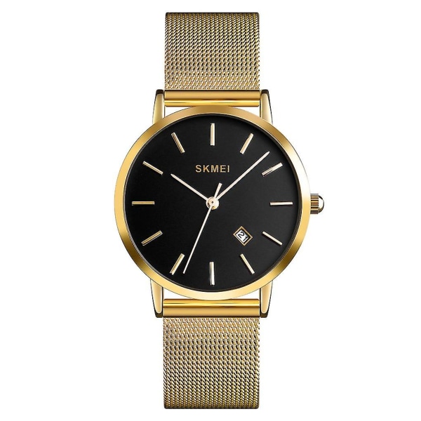 Skmei 1530 Quartz Watch I Elegant Rose Gold - Tidlös Design För Herr Gold