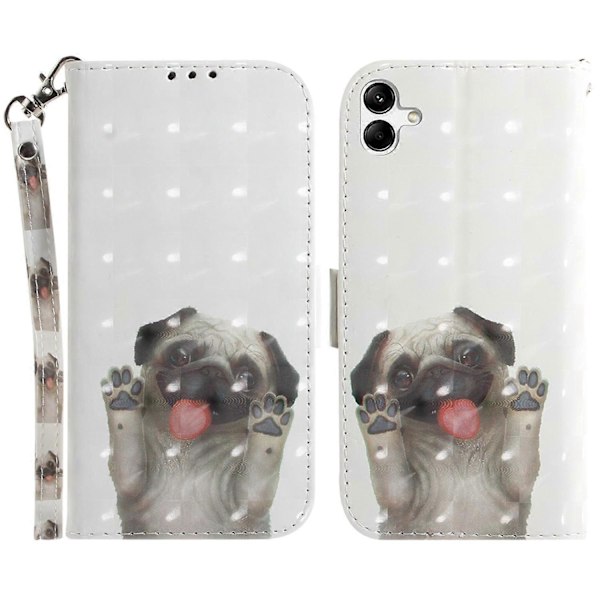PU-lærveske med anti-ripe lommebok og stropp for Samsung Galaxy A04e 4G/F04 4G/M04 4G Multicolor Style A