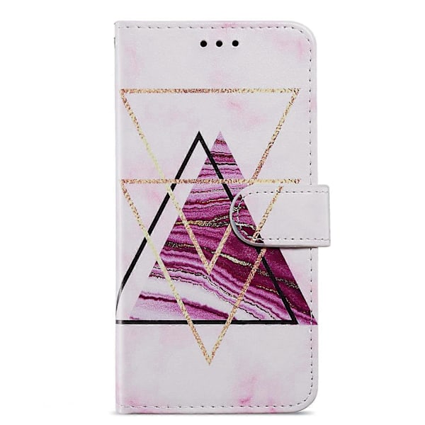 PU Læder Wallet Cover med Mønsterprint og Flip Stand til Xiaomi Redmi Note 12S 4G Multicolor Style L