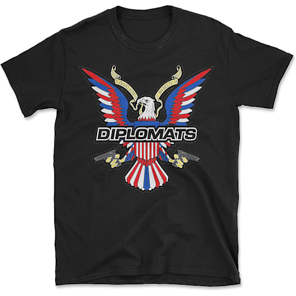 The Diplomats 90-talls Hip Hop Rap T-skjorte Black XL