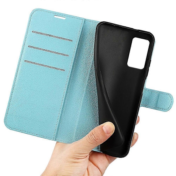 Til Xiaomi Redmi Note 12S 4G Litchi Tekstur Wallet Telefon Cover Stativ PU Læder Etui Multicolor Style E