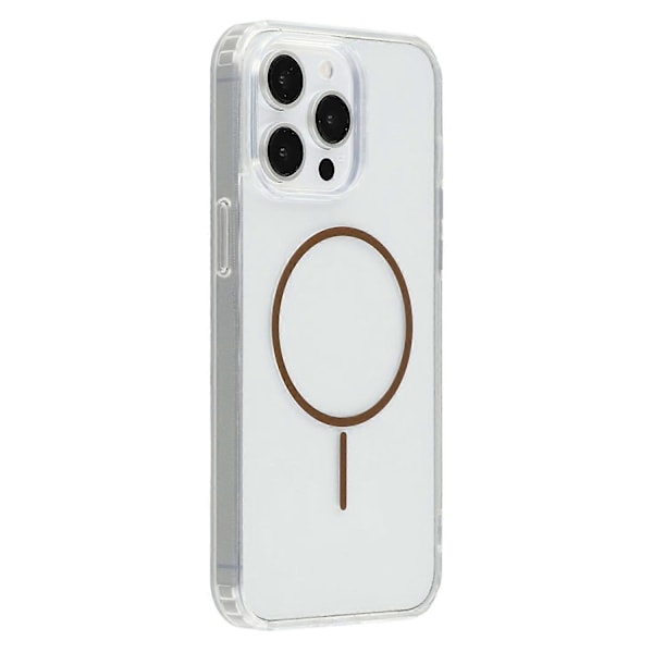 Magnetiskt skal för iPhone 13 Pro Max Akryl TPU Klar Baksida Multicolor Coffee