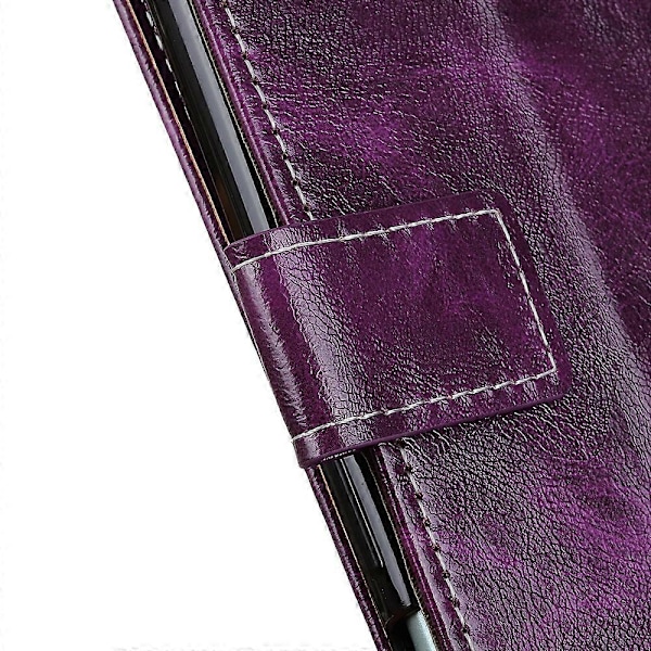 Til Huawei Mate 60 Retro Crazy Horse Tekstur PU Læder Shell Wallet Stand Telefon Cover Multicolor Style D