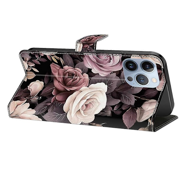 PU læder flip cover til iPhone 16 Pro Max med ståfunktion Multicolor Style M