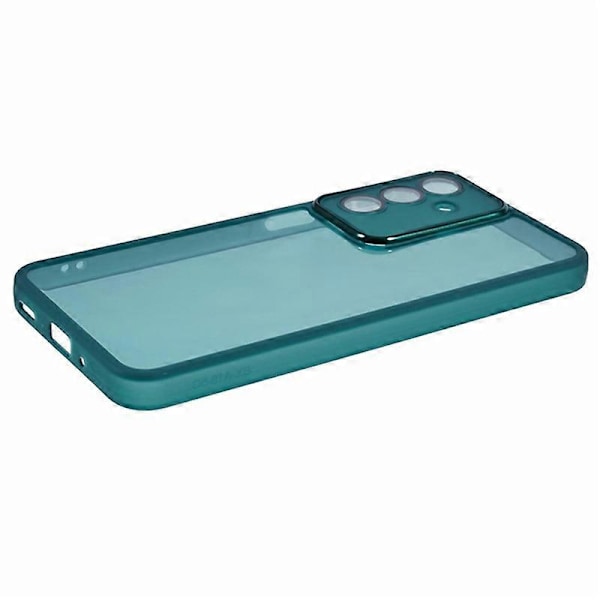WANLONFENG DKSM -sarja Samsung Galaxy A16 5G/A16 4G -puhelimelle, sähköpinnoitettu kehys karkaistulla lasilla Multicolor Transparent Army Green
