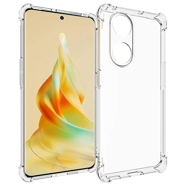 Mjukt TPU Genomskinligt Skal för Oppo Reno8 T 5G/A1 Pro 5G Halkfritt Skyddande Mobilskal