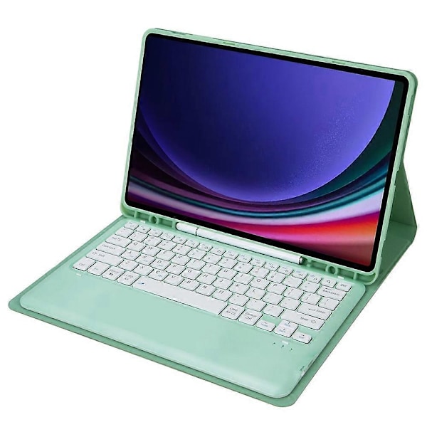 Tyyppi G A810B Samsung Galaxy Tab S10+/S9 FE+/S9+ 12.4\" X610/X616 irrotettava Bluetooth-näppäimistö Multicolor Style D