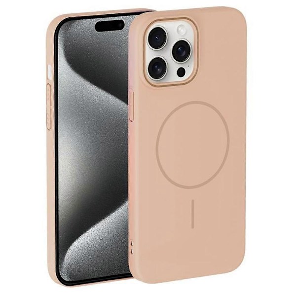 Skal för iPhone 14 Pro Max Kompatibelt med MagSafe Slim PC Baksida Multicolor Desert Gold