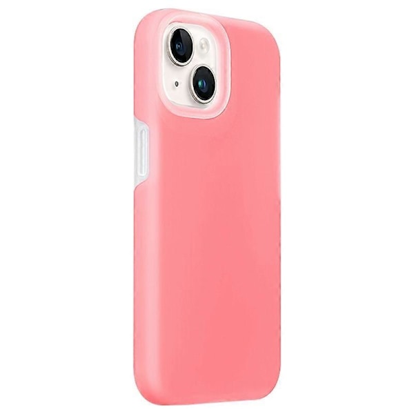 XUNDD Jelly -sarja iPhone 15:lle Mikrokuituvuorattu puhelinkotelo Nestemäinen silikoni + PC-takakansi Multicolor Style D