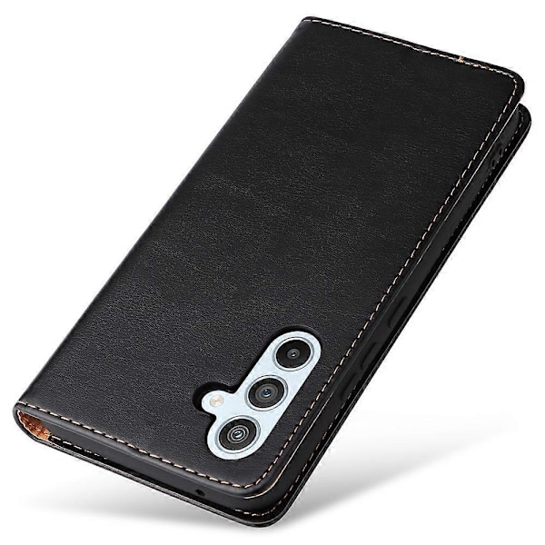 FIERRE SHANN PU Læder Wallet Folde Stand Telefon Cover til Samsung Galaxy A54 5G Multicolor Style C