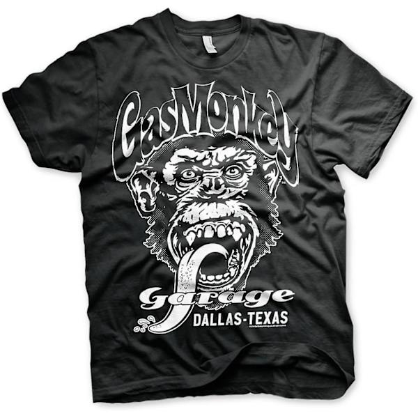 Gas Monkey Garage Virallisesti Lisensoitu Dallas Texas Miesten T-paita (musta) Black M