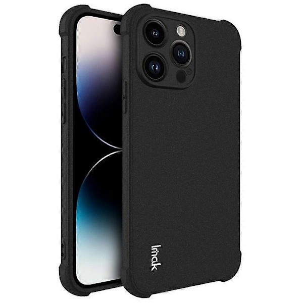 IMAK iPhone 14 Pro Neljän Kulman Turvatyyny Iskunkestävä Mattapintainen TPU Puhelimen Suojakuori
