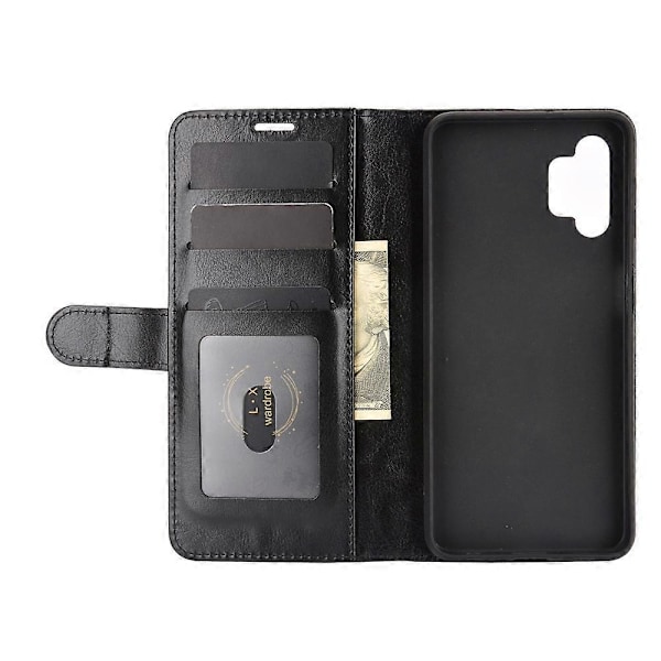 Wallet Design Læder Cover Stand Case til Samsung Galaxy A32 5G/M32 5G Multicolor Style C