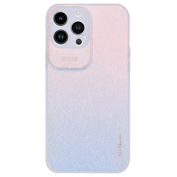 Q.COO Aurora-serien for iPhone 12 Pro Deksel Anti-fall TPU+PET Hybriddeksel Multicolor Style B