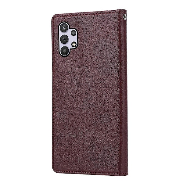 För Samsung Galaxy A33 5G Auto-absorberande Stötsäker Flip Plånboksfodral Ställ Design Läder Skyddande