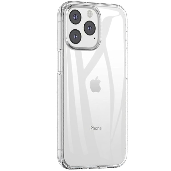 Högtransparant TPU-skal + Skärmskydd i härdat glas för iPhone 13 Pro Max 6,7 tum