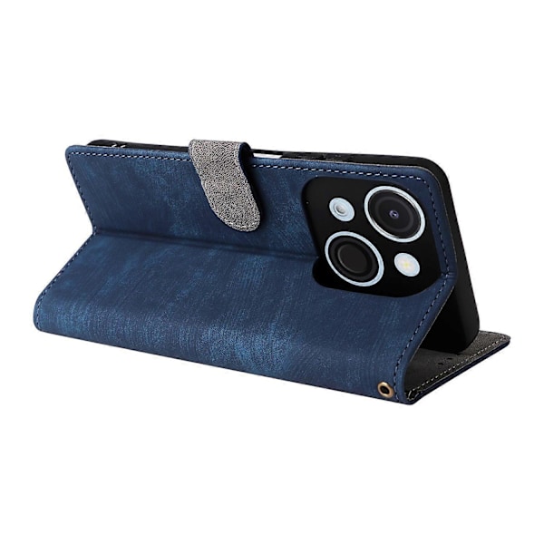 For itel A50C A669L Lommebok Etui RFID-blokkering PU-skinn Deksel Stativ Visning Multicolor Style C