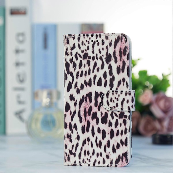 PU læder telefoncover med pung, stativ og mønsterprint til Samsung Galaxy S23 FE med rem Multicolor Style O