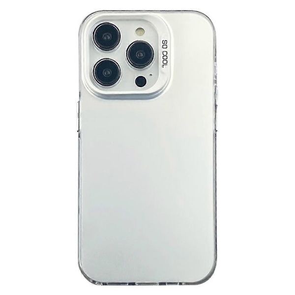 Skal för iPhone 16 Pro Max IMD Silverfärgad TPU+PC Telefonfodral Multicolor Style F