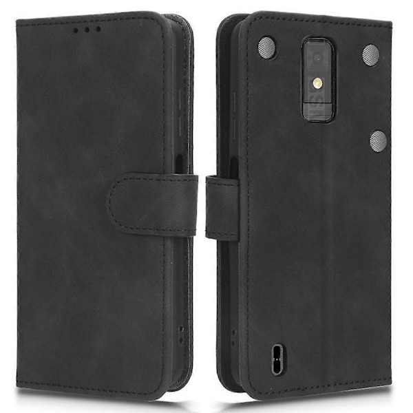 ZTE Blade A32 PU-nahkakotelo lompakko ihonmyötäinen tuntuva jalustakotelo puhelimen suojus Multicolor Style A