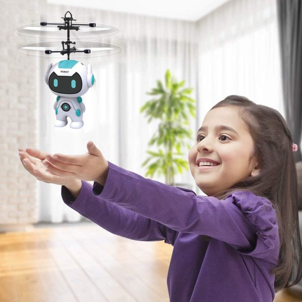 Nya Flygande bollleksaker för 5 6 7 8 år gamla pojkar, Rc Robot Dinosaur Fl