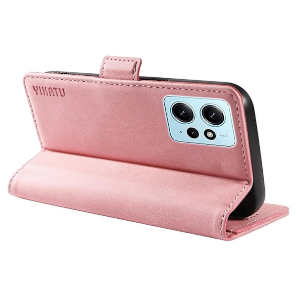 YIKATU YK-005 Til Xiaomi Redmi Note 12 4G Hud-berørings Telefon Cover PU Læder Wallet Stand Shell Multicolor Style G