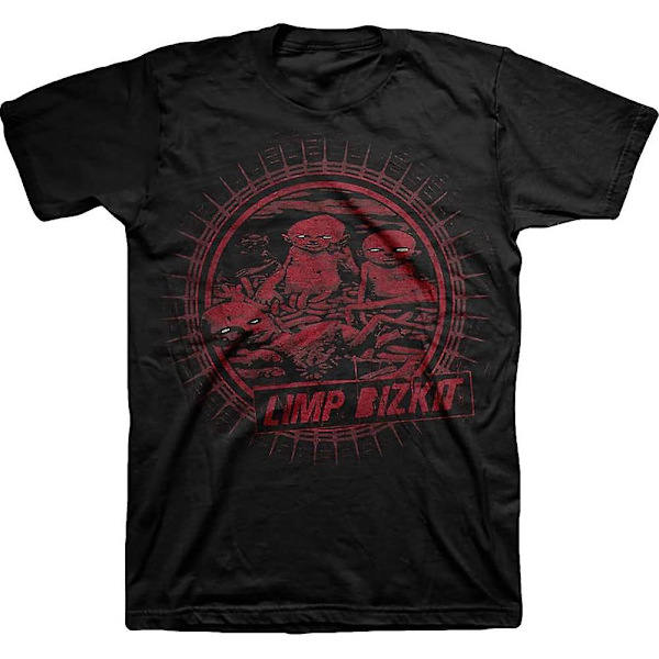 Limp Bizkit Radial Cover Miesten Musta T-paita: Black L
