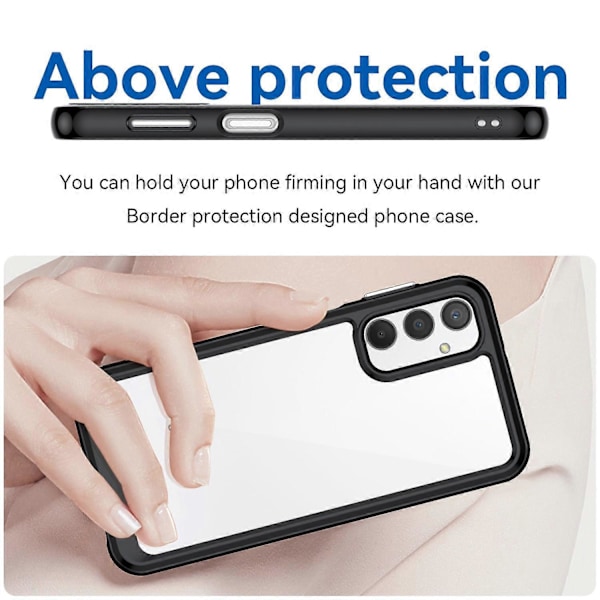 För Samsung Galaxy A24 4G (162.1 x 77.6 x 8.3mm) TPU+Akryl Mobilskal Telefon Skyddsfodral Multicolor Style A