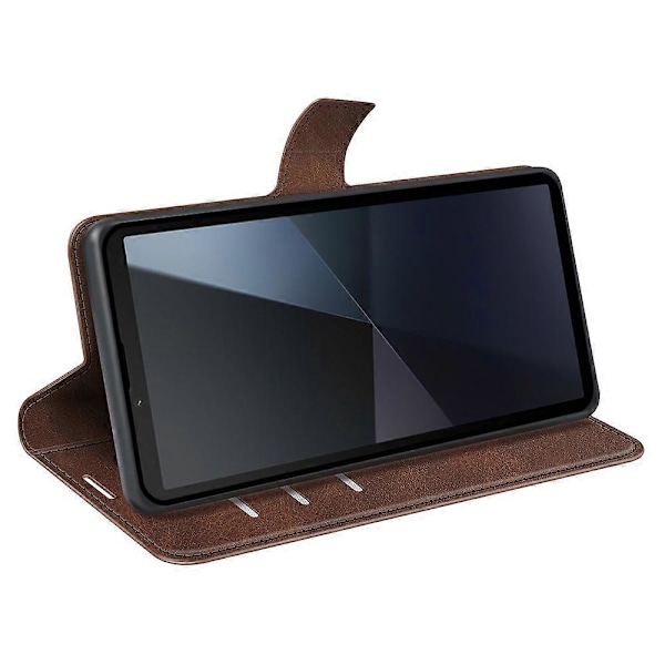 Plånboksfodral för Sony Xperia 10 VI, kalvtextur läder telefonfodral Multicolor Style G