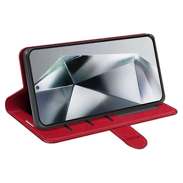 Til Samsung Galaxy S25 Ultra Wallet Case Crazy Horse Tekstur Stand Læder Telefon Cover Multicolor Style C
