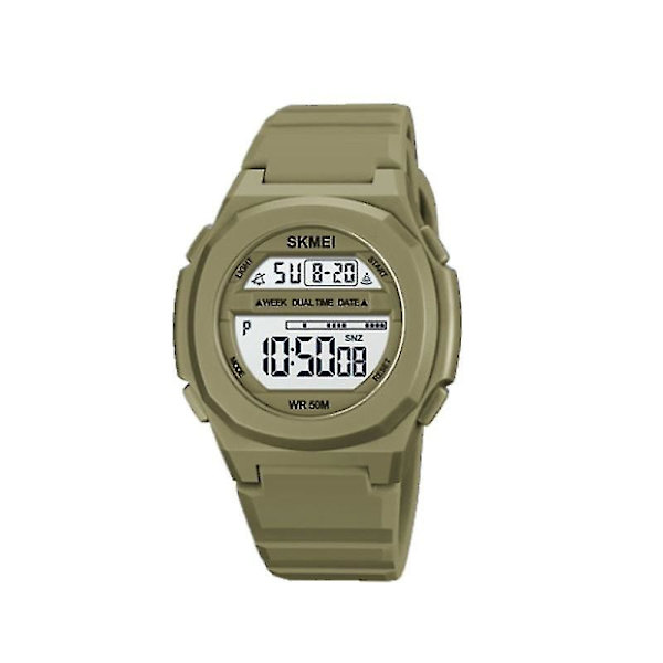 Skmei 1821 Elektronisk Ur Khaki