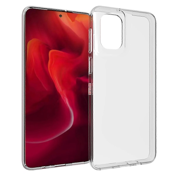 För Motorola Moto G55 5G Transparent Mobilskal Vattenmärkesresistent TPU Baksida