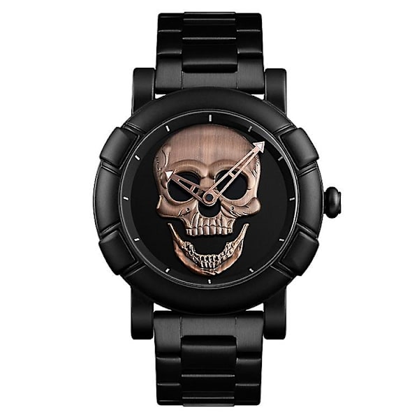 Skmei 9178 Multifunktionelt Moderigtigt Vandtæt Quartz Ur Bronze