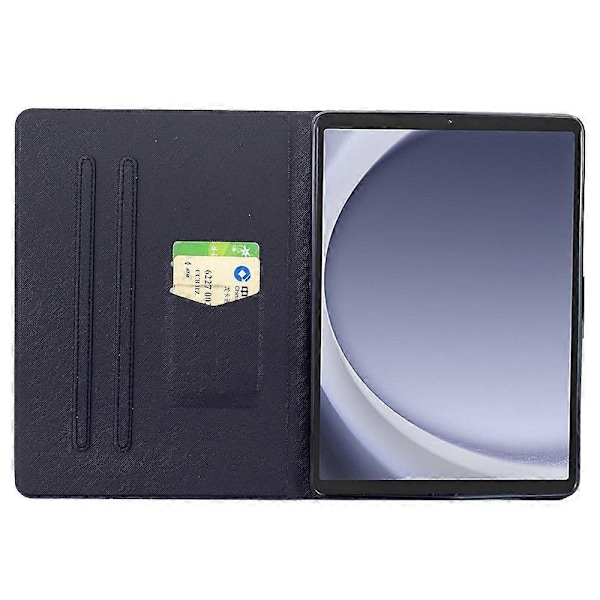 Til Samsung Galaxy Tab A9 Stand Case Mønstertryk Tablet Lædercover med Auto Vågn/Sov Multicolor Nebula
