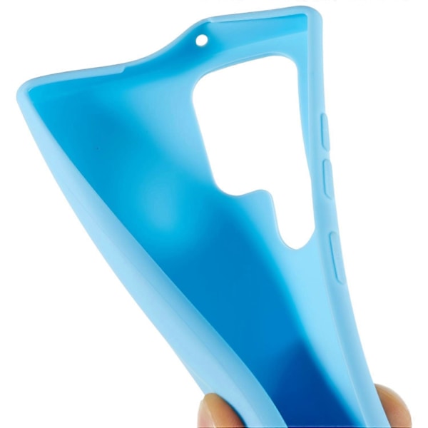 Baksida Skal för Samsung Galaxy S22 Ultra 5G TPU Telefonfodral Fingeravtrycksfritt Matt Skyddande Hölje Multicolor Style E