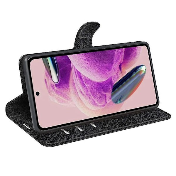 Til Xiaomi Redmi Note 12S 4G Litchi Tekstur Wallet Telefon Cover Stativ PU Læder Etui Multicolor Style A