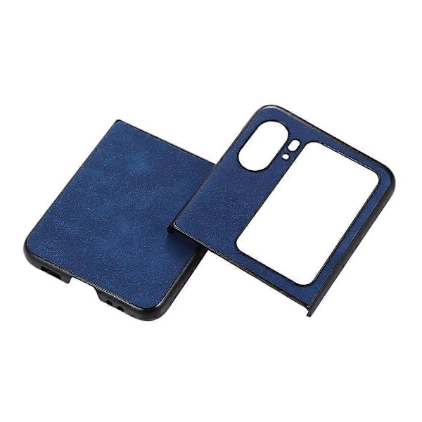 Til Oppo Find N2 Flip 5G Smartphone Etui PU Læderbelagt PC Anti-ridse Telefon Cover Multicolor Style B