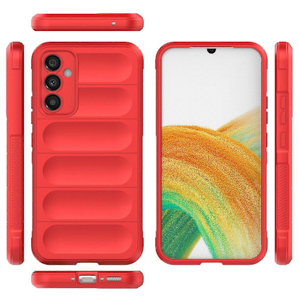 Mykt TPU-deksel til Samsung Galaxy A34 5G, sklisikkert og robust bakdeksel Multicolor Style H