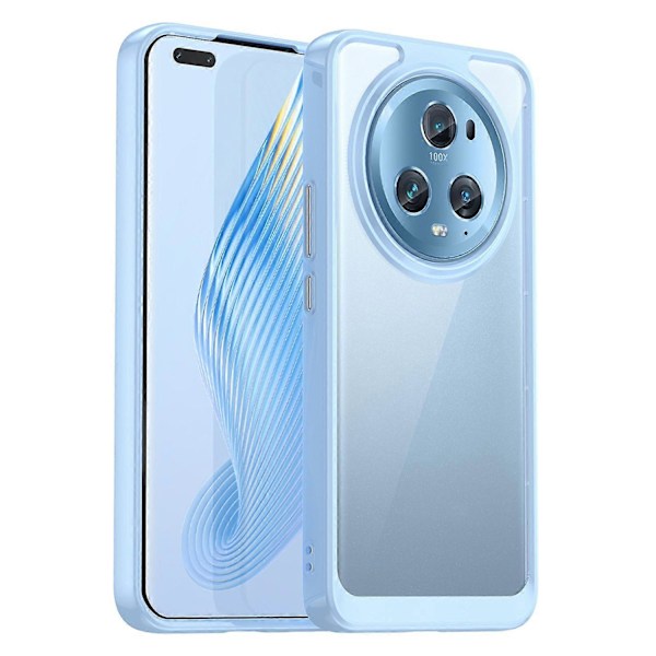 För Honor Magic5 Pro TPU+Akryl Repskyddande Mobilskal Stöttåligt Bakstycke Multicolor Style B