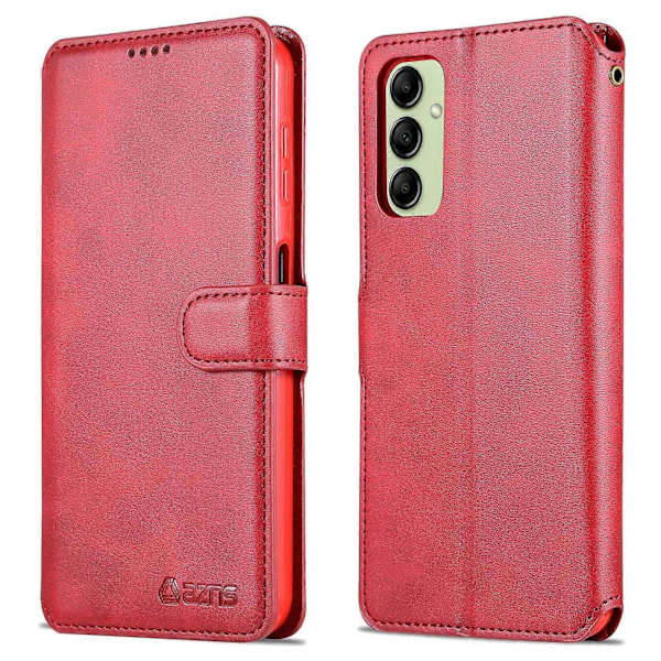 AZNS Telefoncover til Samsung Galaxy A14 5G/A14 4G Kalveskinds Tekstur Læder Telefon Wallet Cover Stativ Multicolor Style C